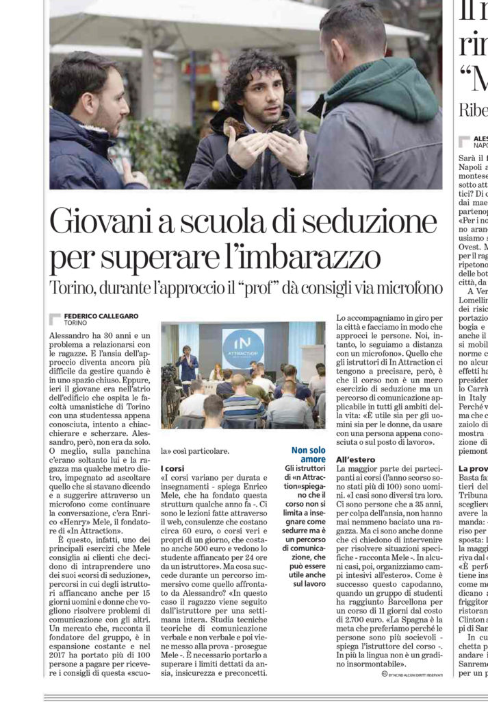 La Stampa pagina 18